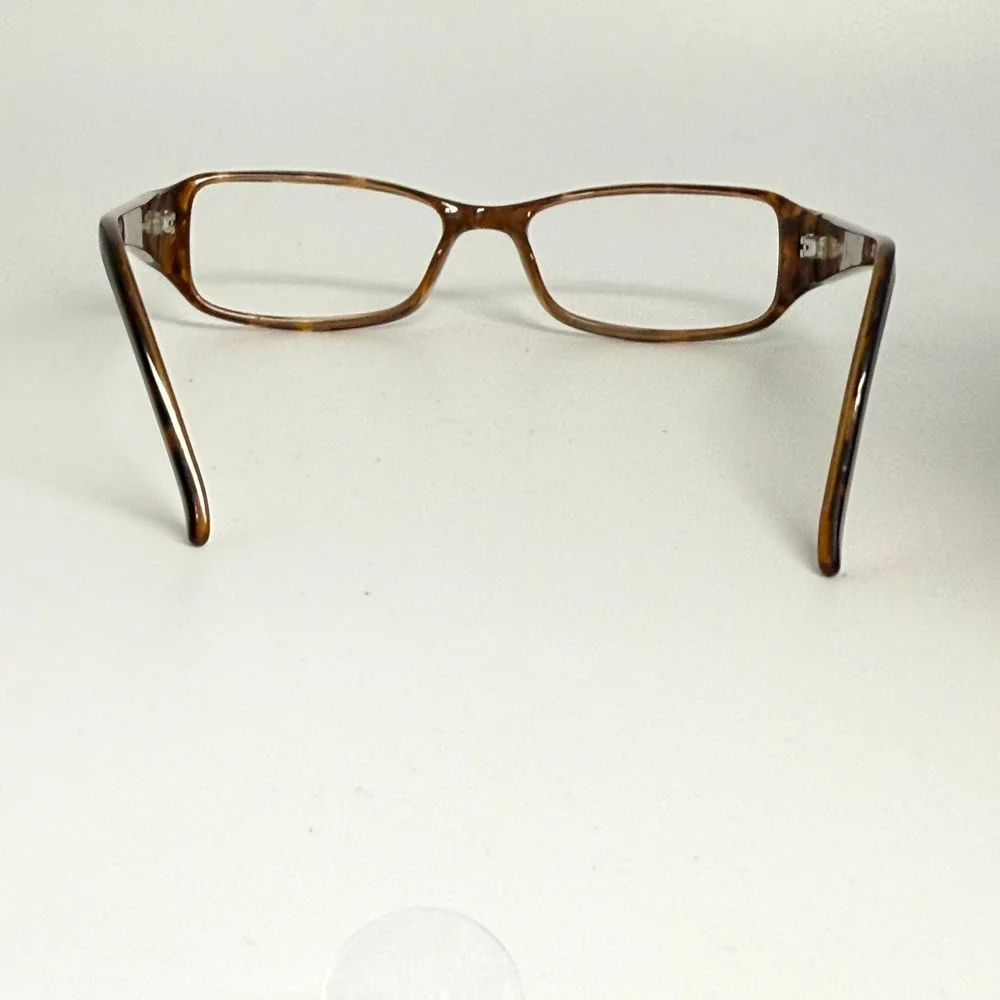Guess GU 1564 TO Tortoise Shell Eyeglasses Rhinestone Zebra Accent 52-16-135
